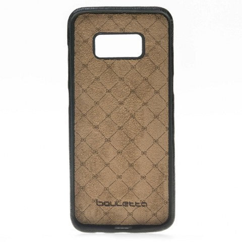 Leder Ultra Cover mit Kreditkartenhalter für Samsung S8 - Lila