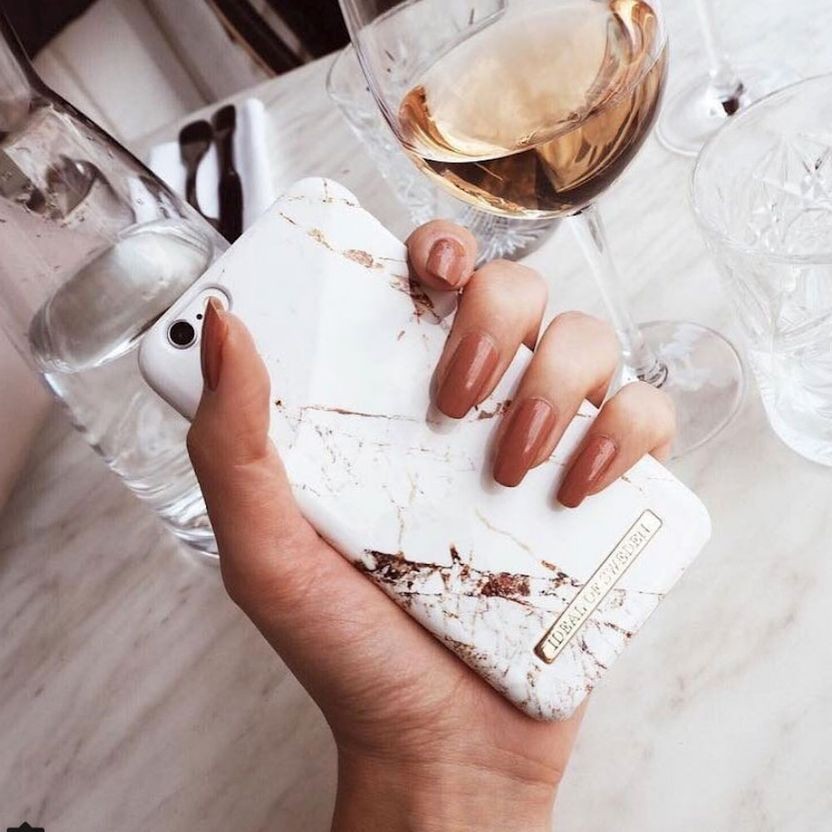 iDeal of Sweden - iPhone 8 Plus / 7 Plus / 6S Plus / 6 Plus Hardcase Hülle - Carrara Gold