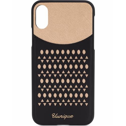 Uunique - iPhone Xs / X Schutzhülle Lazer Cut (UUIP8FSH002) - Gold - Braun