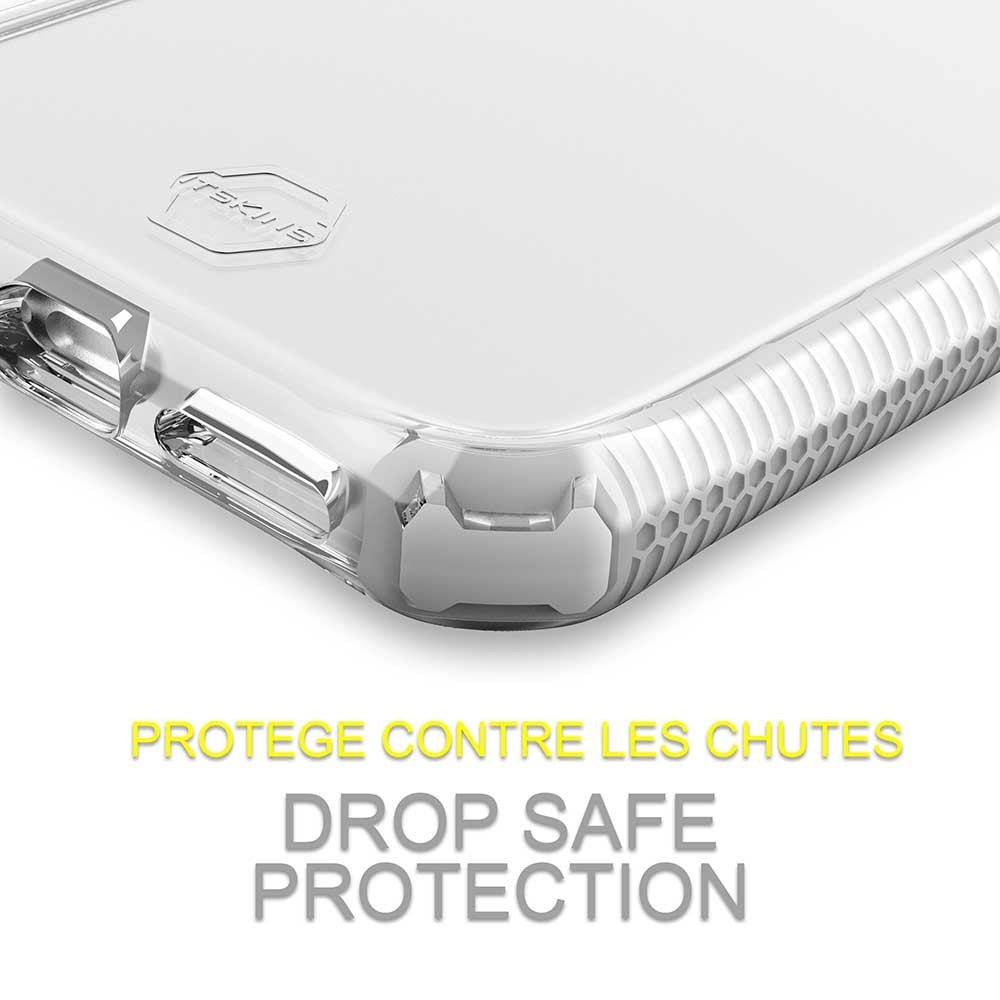 ITSkins - iPhone Xs / X Supreme Schutz Hardcase Hülle (Fallschutz 3 Meter) - Transparent