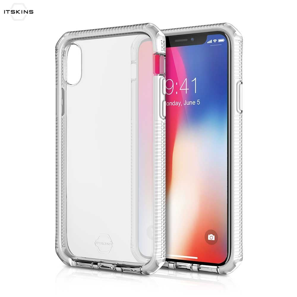 ITSkins - iPhone Xs / X Supreme Schutz Hardcase Hülle (Fallschutz 3 Meter) - Transparent