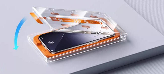 Magic Echt Glas 9H Anti Spy Privacy Panzerglas mit Anbringhilfe für iPhone