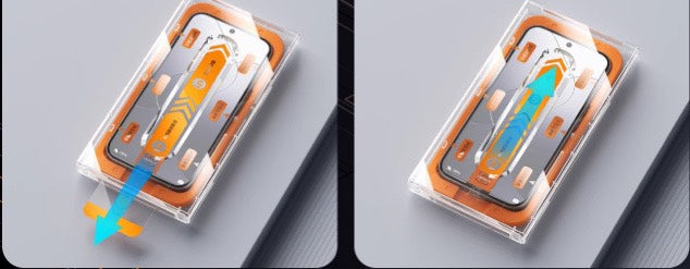 Magic Echt Glas 9H Anti Spy Privacy Panzerglas mit Anbringhilfe für iPhone