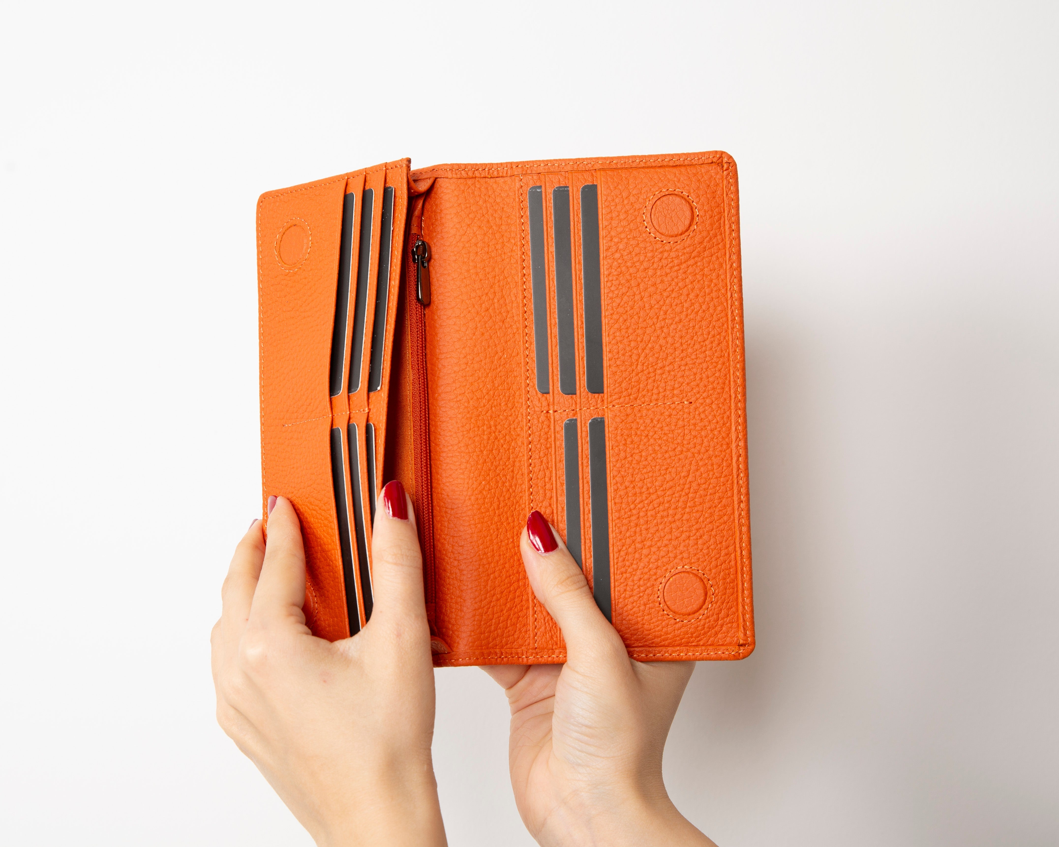 Modell Aura/ Damen Leder Geldbörse mit Handyfach