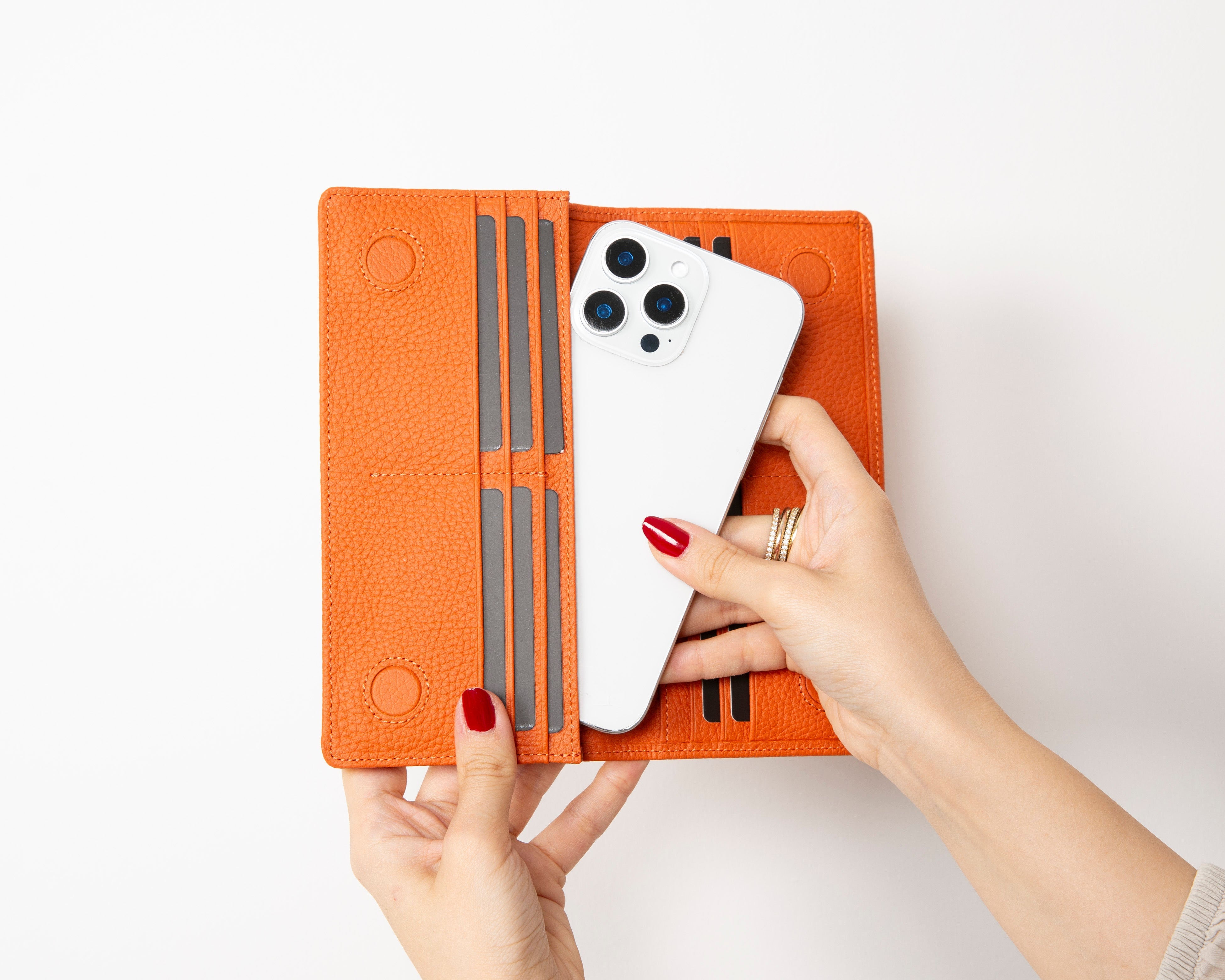 Modell Aura/ Damen Leder Geldbörse mit Handyfach