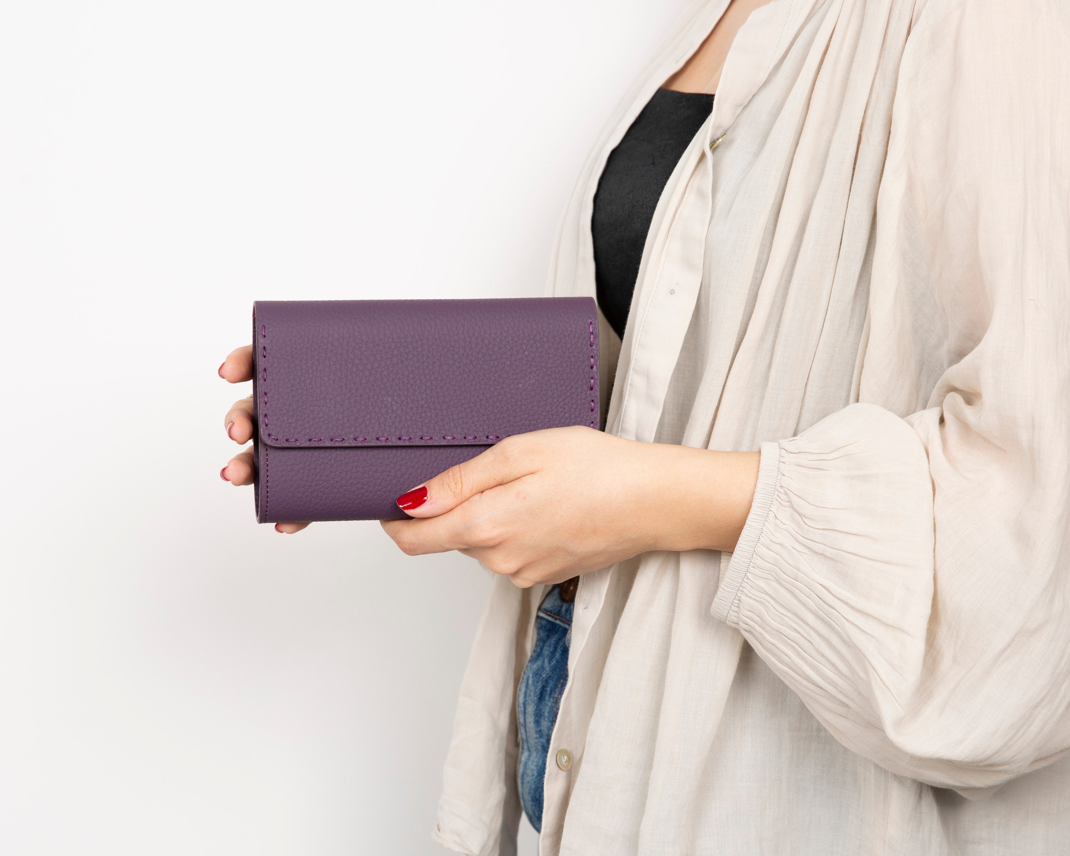 Linea Leder Portemonnaie für Frauen