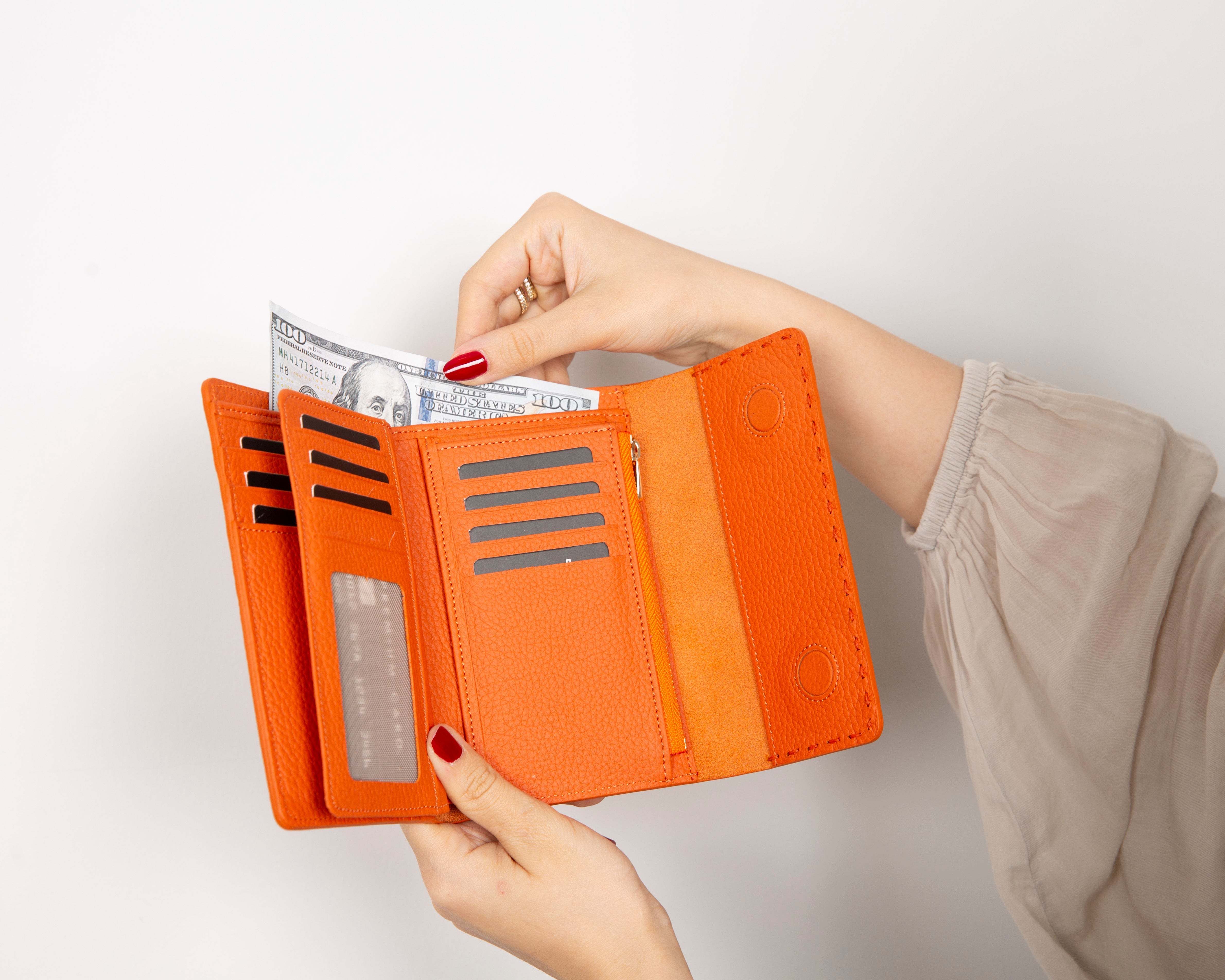 Linea Leder Portemonnaie für Frauen