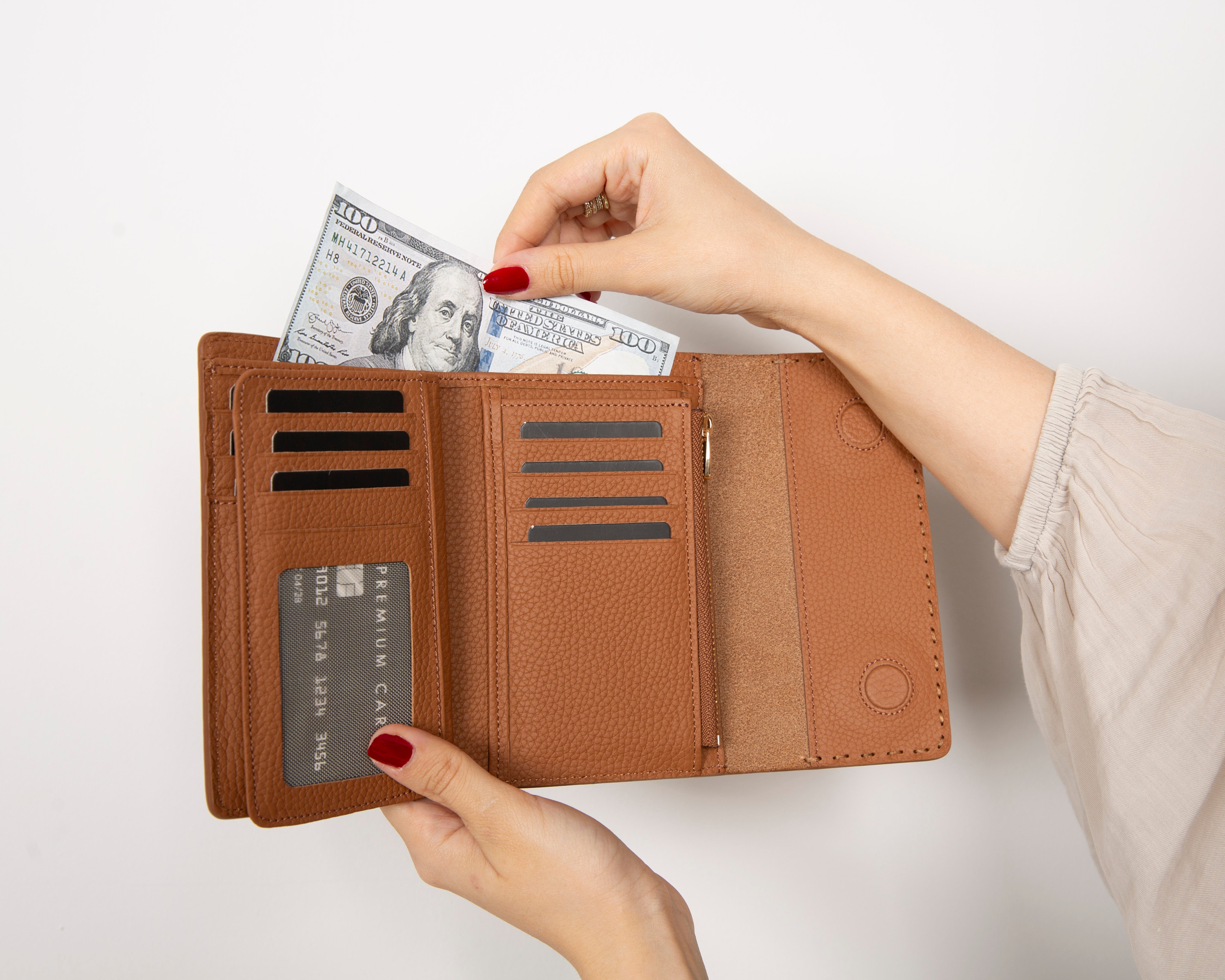 Linea Leder Portemonnaie für Frauen