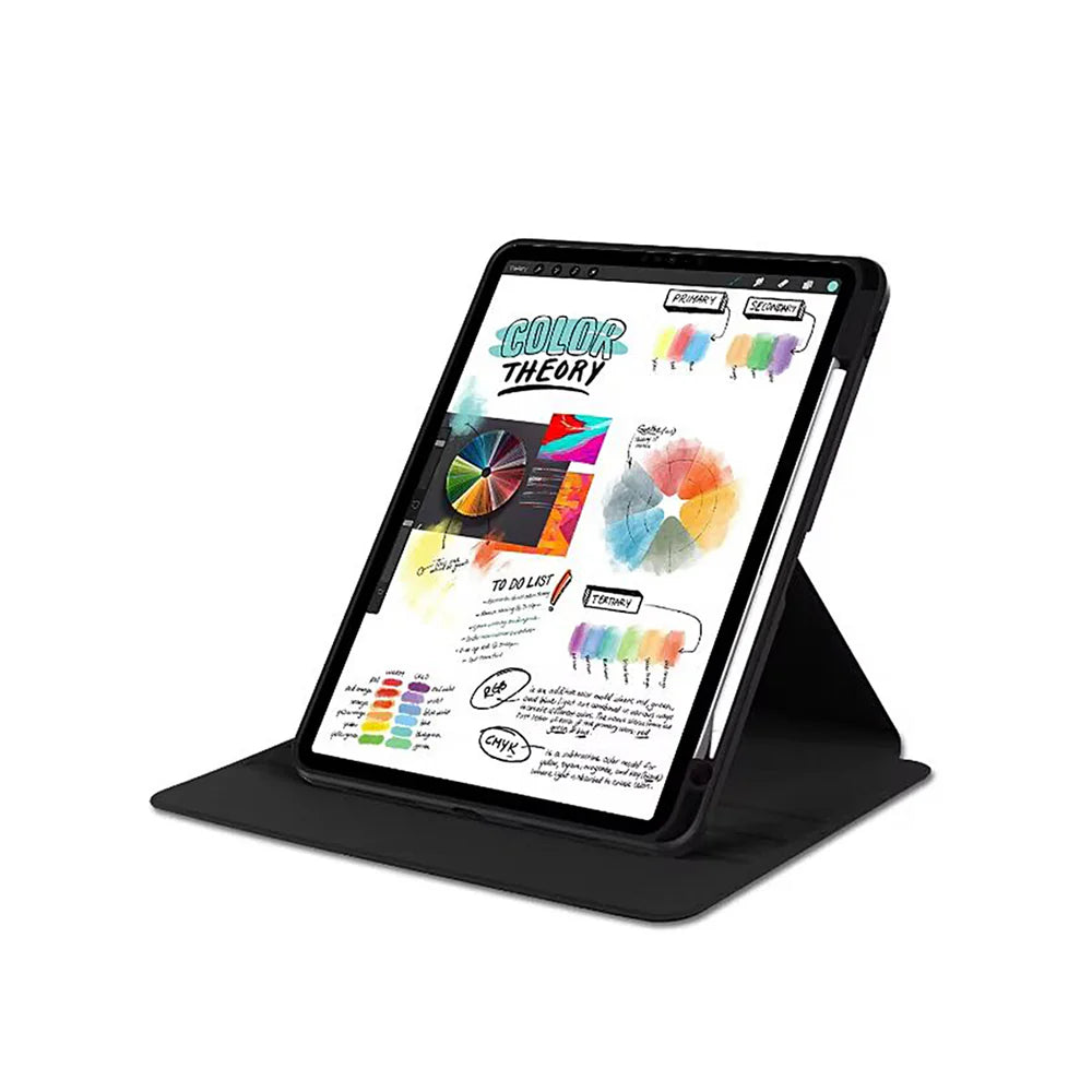PU Leder Schutzhülle für iPad Air & Pro 11" – Schwarz