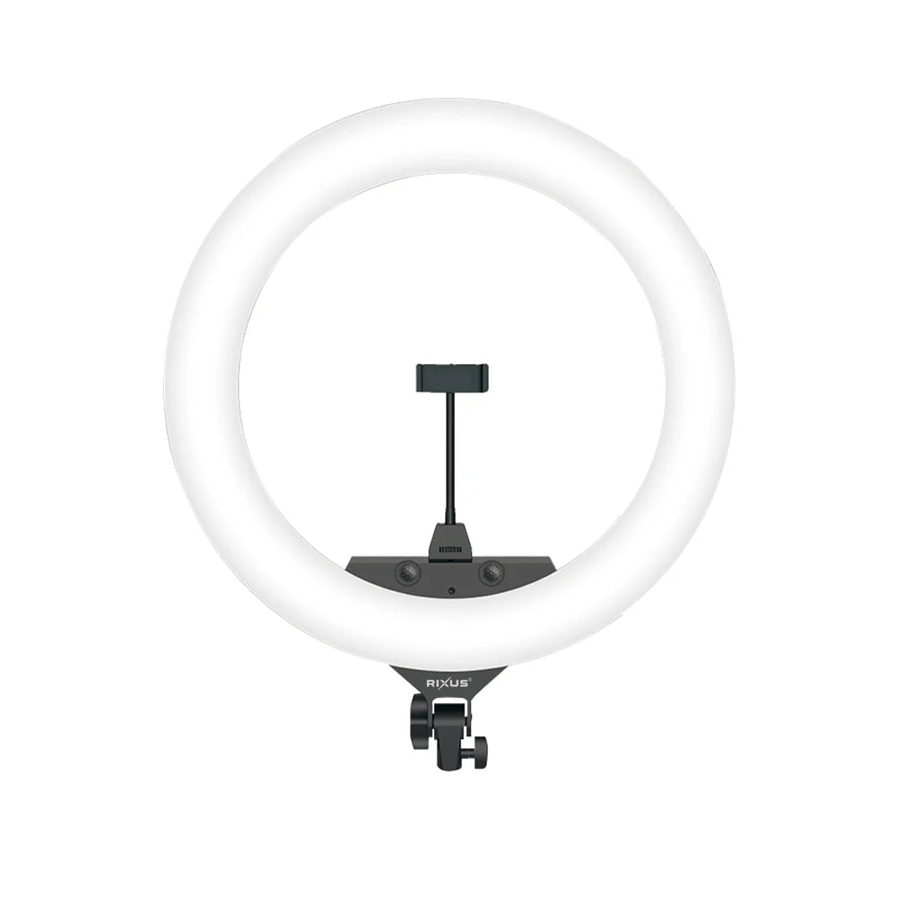Rixus RXLG14 Selfie Ring Light And Holder Stick 14 inch