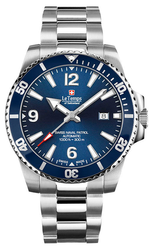 Swiss Naval Patrol Automatik Diver Unisex Uhr