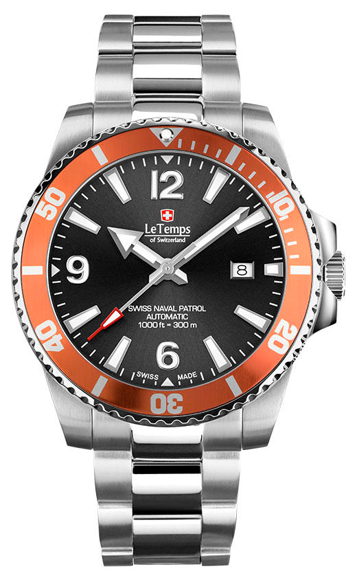 Swiss Naval Patrol Automatik Diver Unisex Uhr