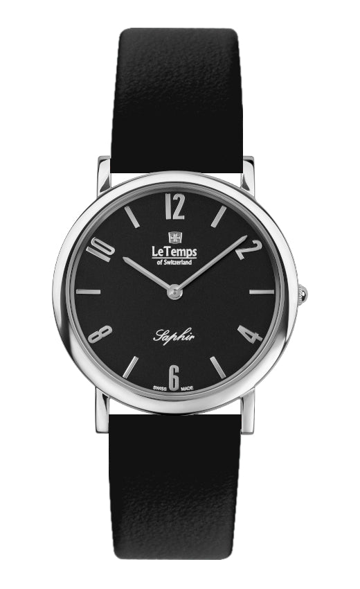 Zafira Slim Unisex Uhr mit silbernem Milanaisearmband – Saphirglas