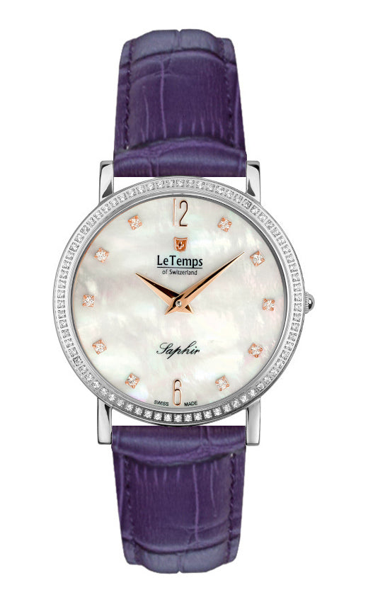 Zafira Slim Swarovski Unisex Uhr – Saphirglas