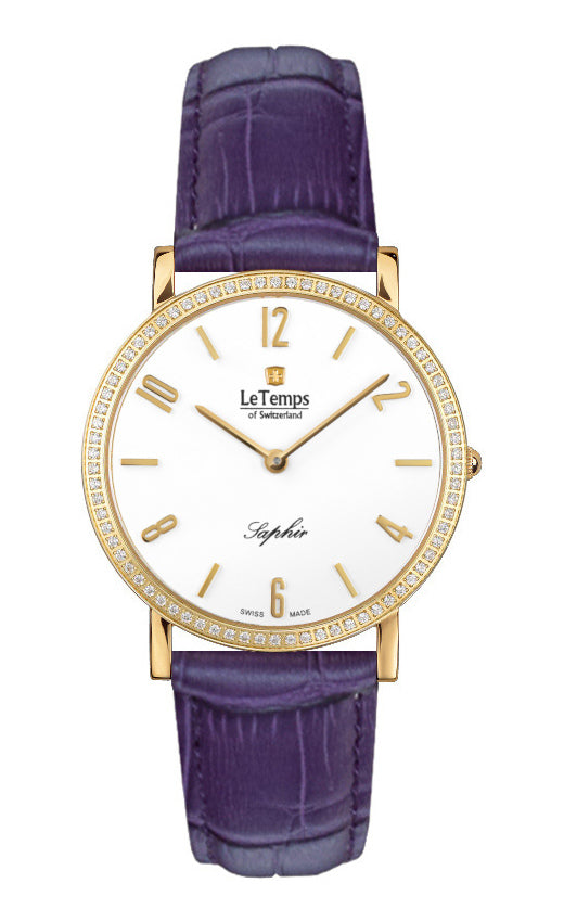 Zafira Slim Swarovski Unisex Uhr – Saphirglas