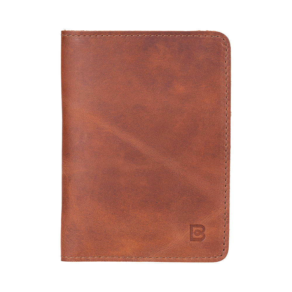 Reisepass Echt Leder Schutzhülle Passport Etui mit kartenfach Handmade