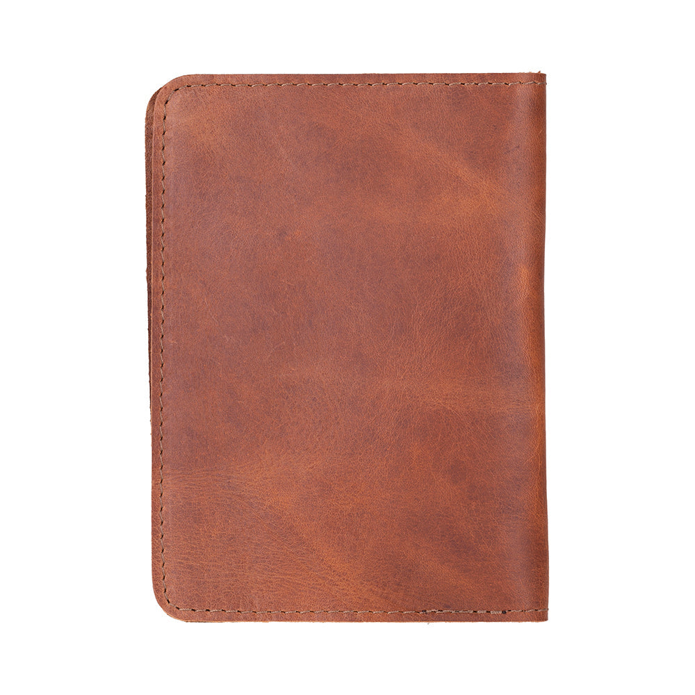 Reisepass Echt Leder Schutzhülle Passport Etui mit kartenfach Handmade