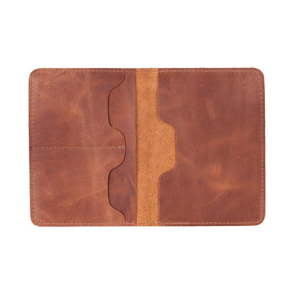 Reisepass Echt Leder Schutzhülle Passport Etui mit kartenfach Handmade