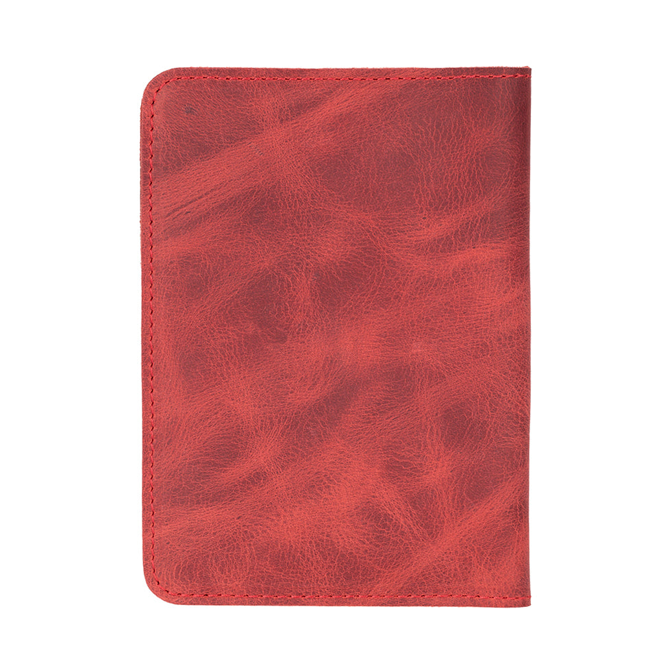 Reisepass Echt Leder Schutzhülle Passport Etui mit kartenfach Handmade