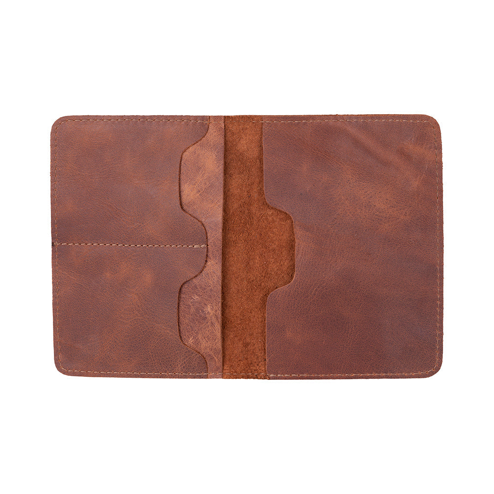 Reisepass Echt Leder Schutzhülle Passport Etui mit kartenfach Handmade