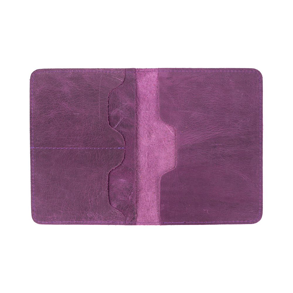 Reisepass Echt Leder Schutzhülle Passport Etui mit kartenfach Handmade