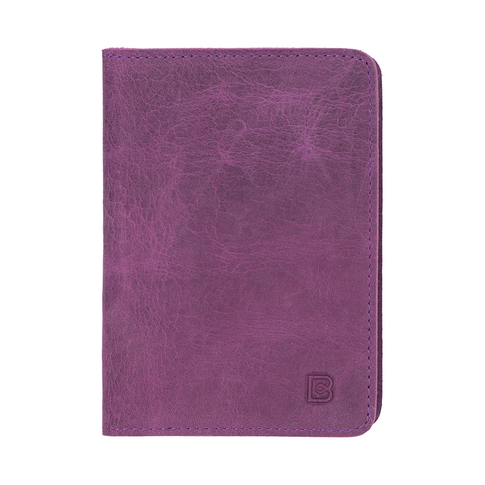Reisepass Echt Leder Schutzhülle Passport Etui mit kartenfach Handmade
