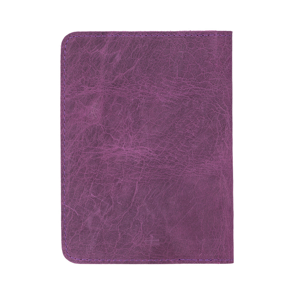 Reisepass Echt Leder Schutzhülle Passport Etui mit kartenfach Handmade