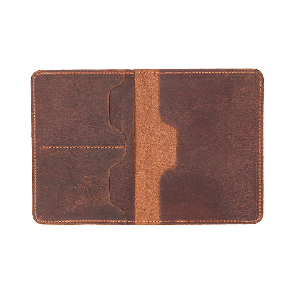 Reisepass Echt Leder Schutzhülle Passport Etui mit kartenfach Handmade