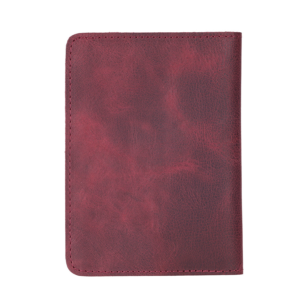 Reisepass Echt Leder Schutzhülle Passport Etui mit kartenfach Handmade