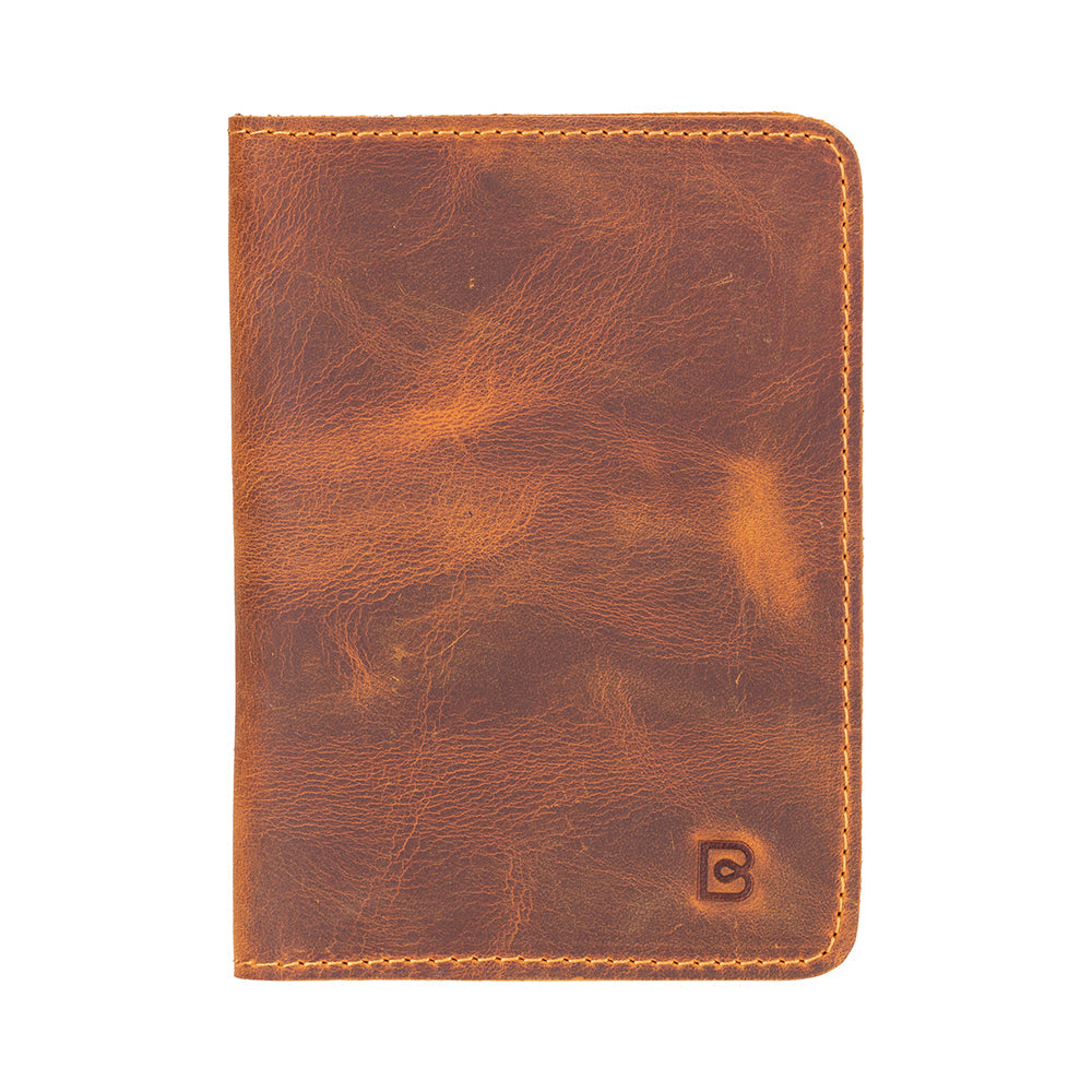 Reisepass Echt Leder Schutzhülle Passport Etui mit kartenfach Handmade
