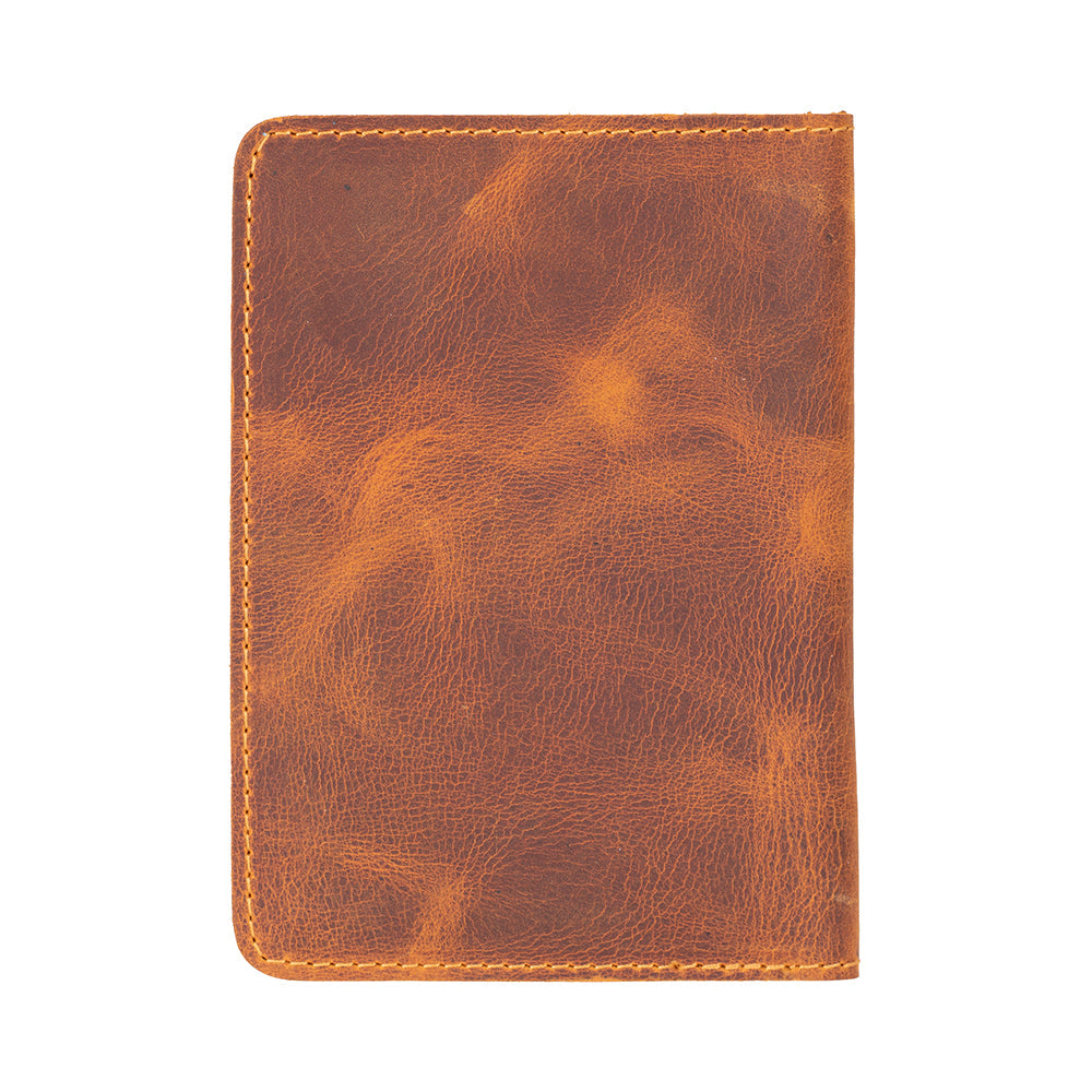 Reisepass Echt Leder Schutzhülle Passport Etui mit kartenfach Handmade