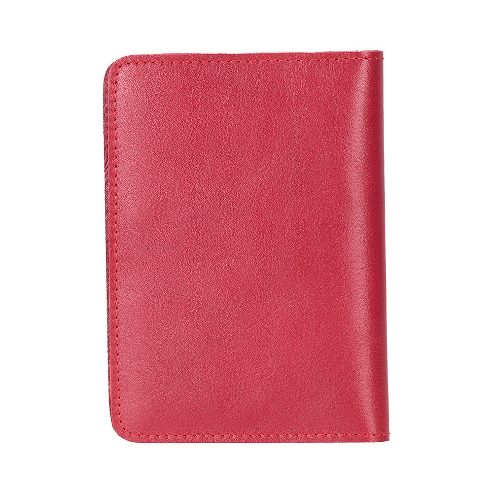 Reisepass Echt Leder Schutzhülle Passport Etui mit kartenfach Handmade