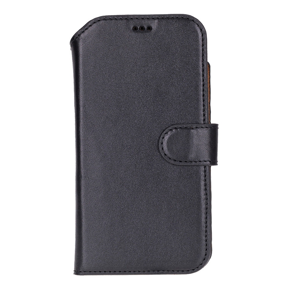 iPhone 17 Air Magic Wallet Echtleder Geldbörsenhülle (Rot, Schwarz, Tan, Rosa, Grau, Blau, Braun,)