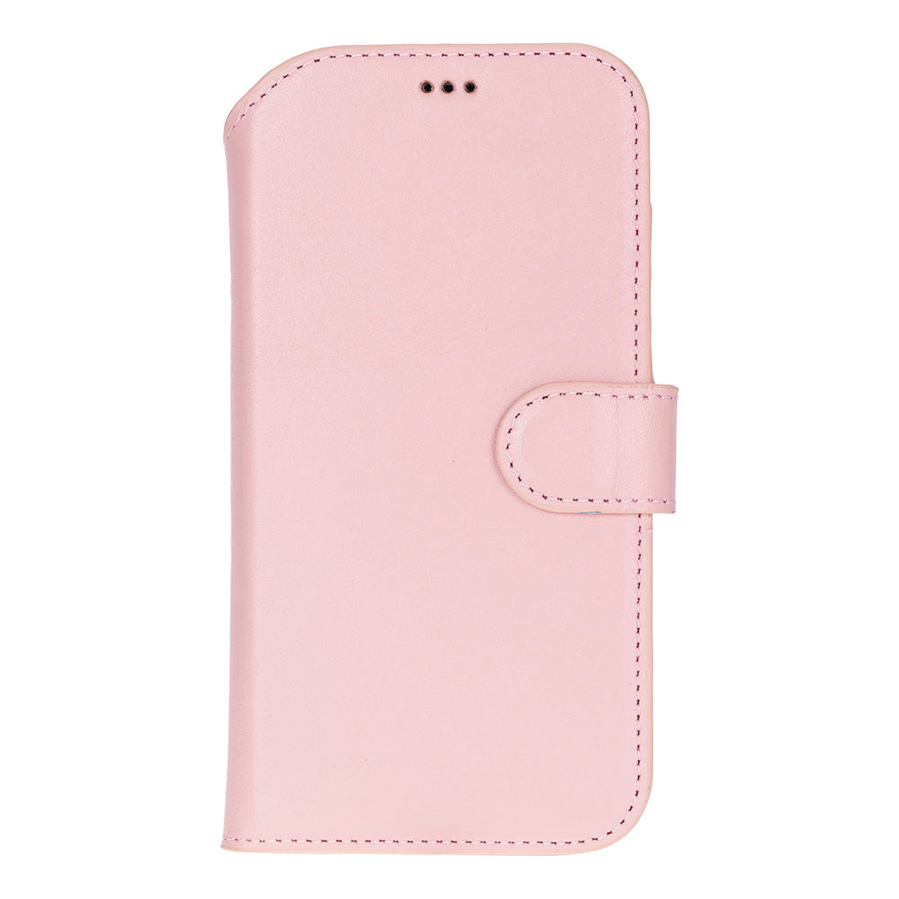 iPhone 17 Air Magic Wallet Echtleder Geldbörsenhülle (Rot, Schwarz, Tan, Rosa, Grau, Blau, Braun,)