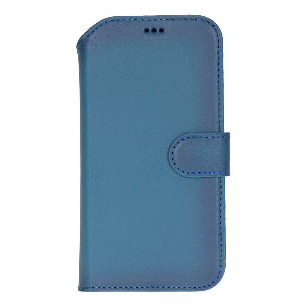 iPhone 17 Air Magic Wallet Echtleder Geldbörsenhülle (Rot, Schwarz, Tan, Rosa, Grau, Blau, Braun,)