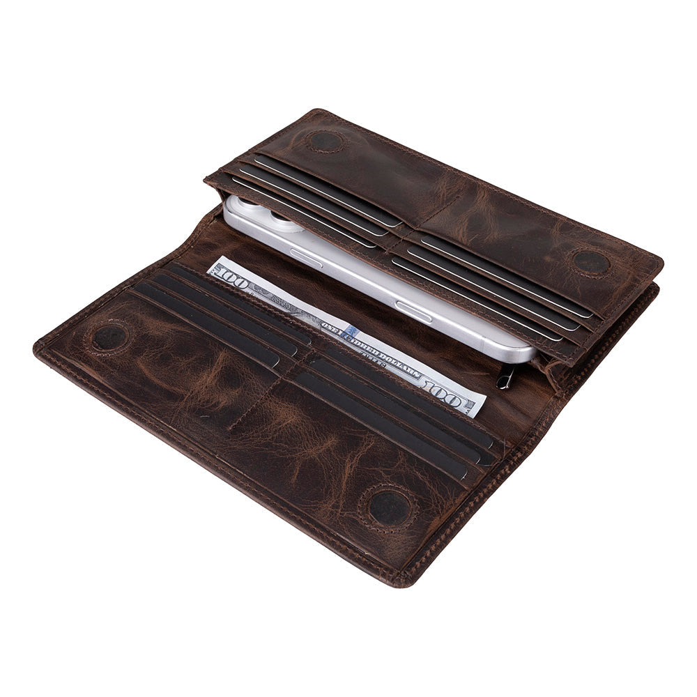 Modell Aura/ Damen Leder Geldbörse mit Handyfach