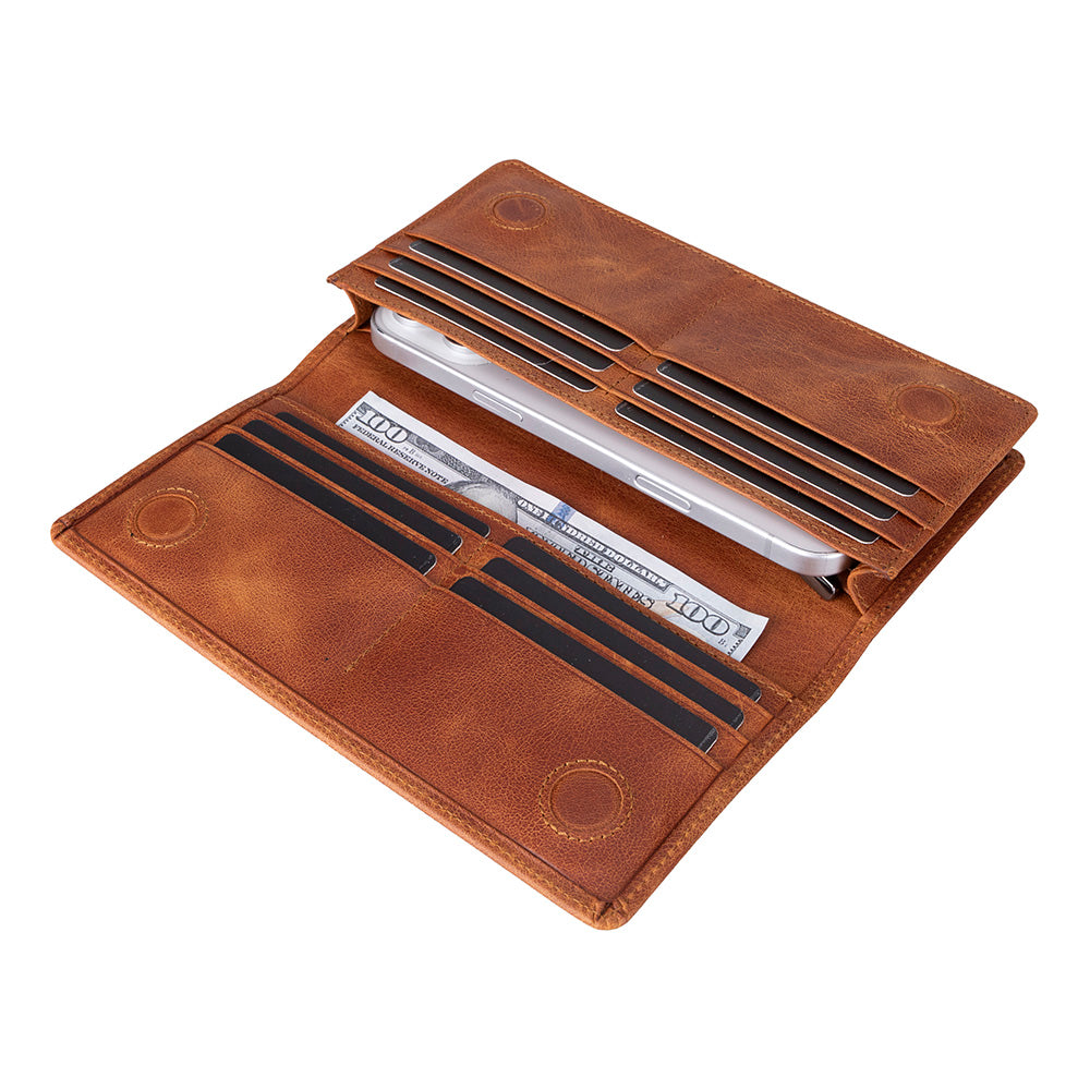 Modell Aura/ Damen Leder Geldbörse mit Handyfach