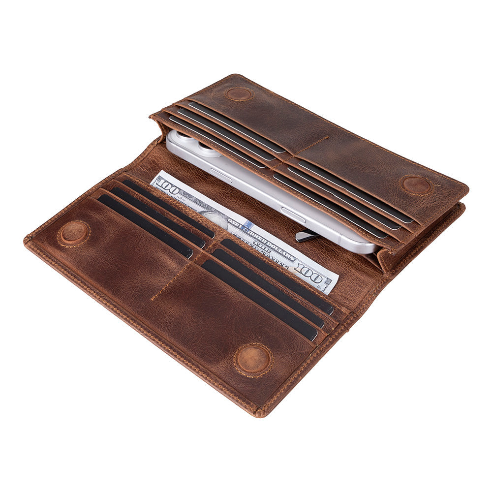 Modell Aura/ Damen Leder Geldbörse mit Handyfach