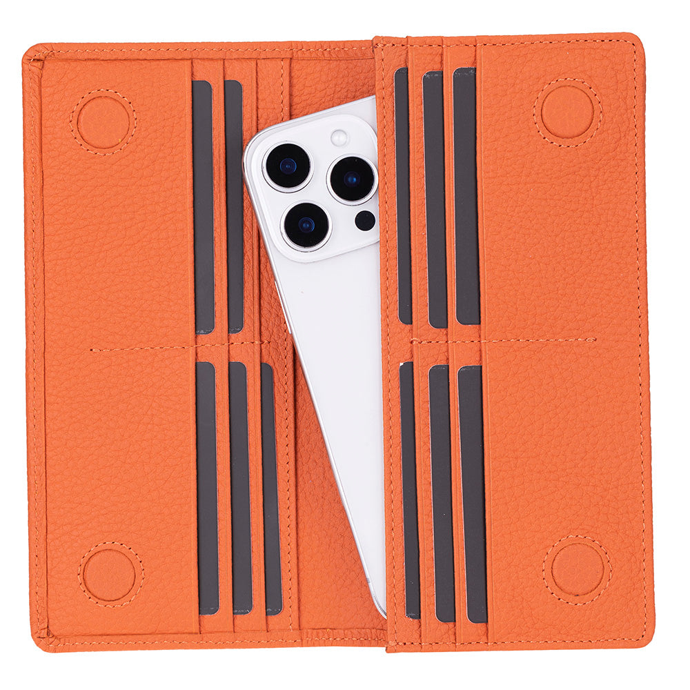 Modell Aura/ Damen Leder Geldbörse mit Handyfach