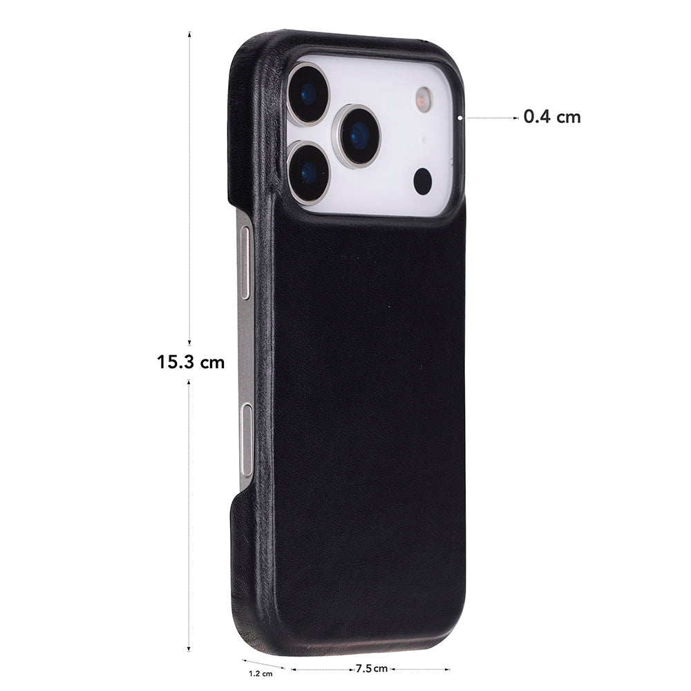 iPhone 17 Pro (6.3") Ultimate Jacket Echtleder Dünne Hülle
