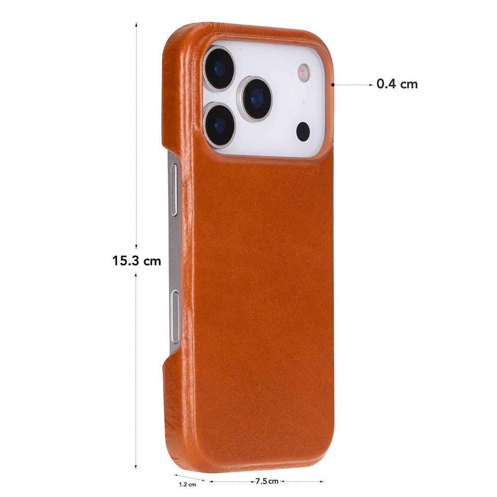 iPhone 17 Pro (6.3") Ultimate Jacket Echtleder Dünne Hülle
