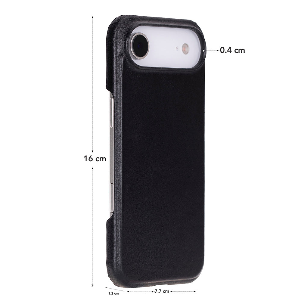 iPhone 17 Air (6.9") Ultimate Jacket Echtleder Dünne Hülle