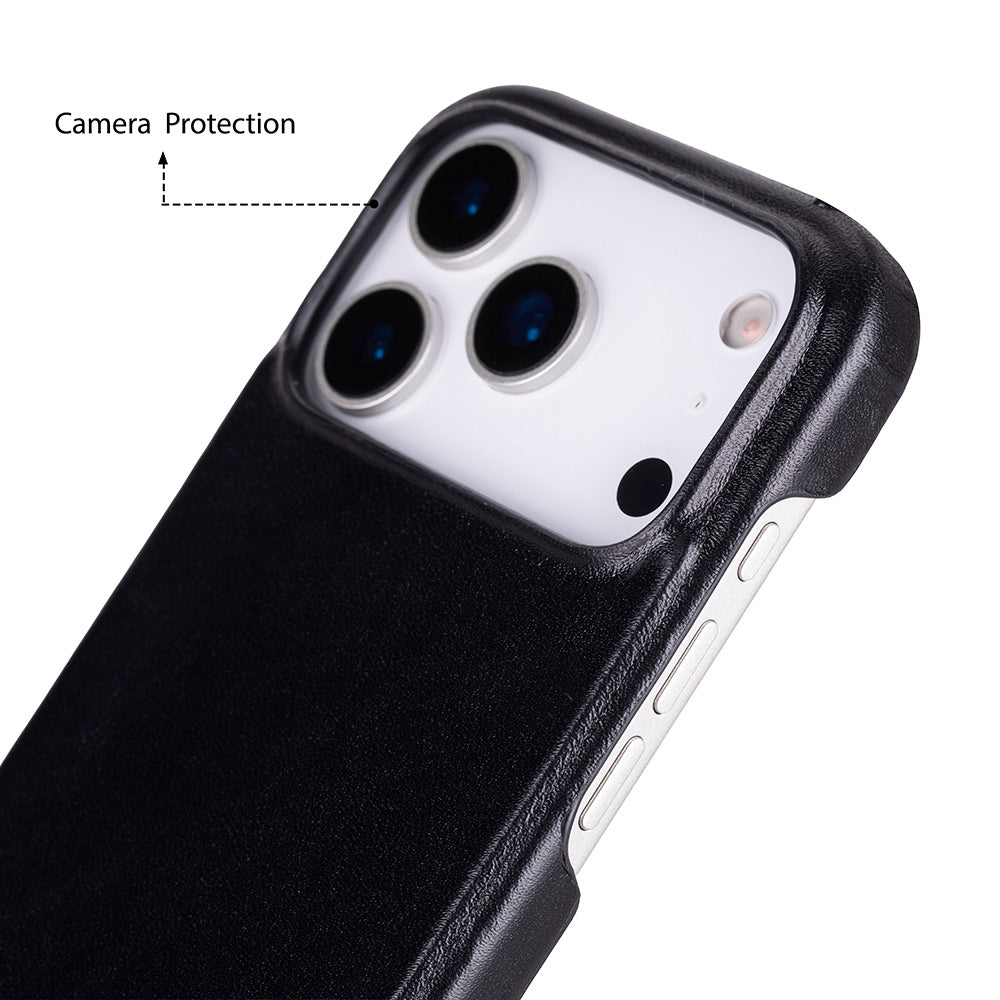 iPhone 17 Pro (6.3") Ultimate Jacket Echtleder Dünne Hülle