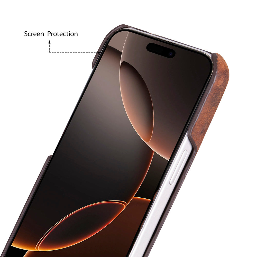 iPhone 17 Pro Max (6.9") Ultimate Jacket Echtleder Dünne Hülle