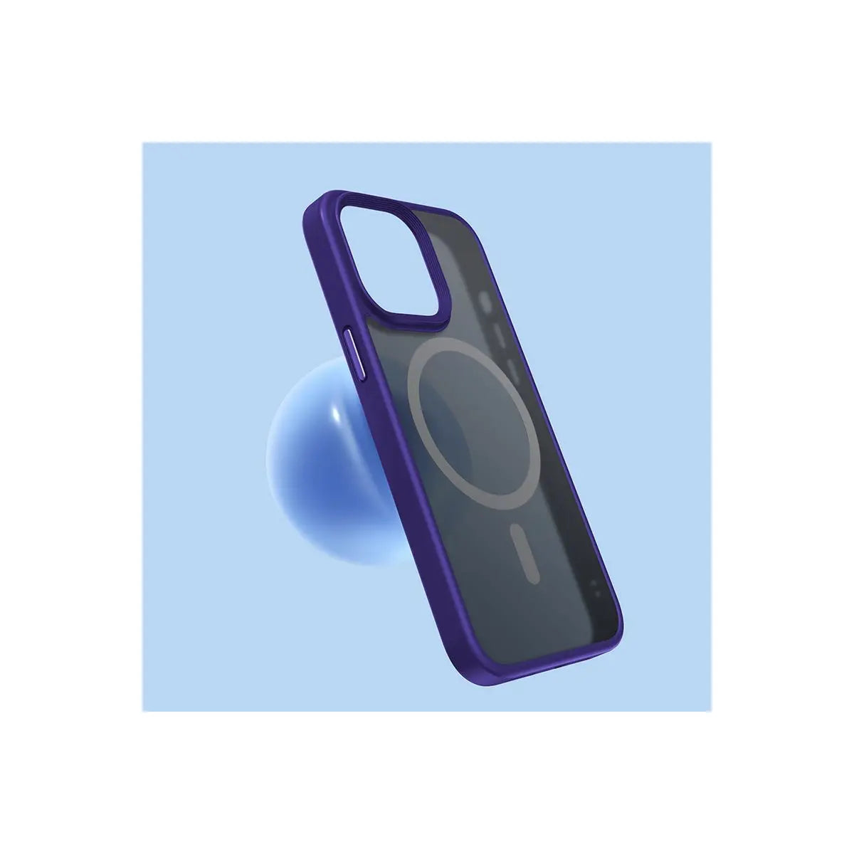 BENKS - Magnetic Mist Schutzhülle - iPhone 14 und 13 Blau