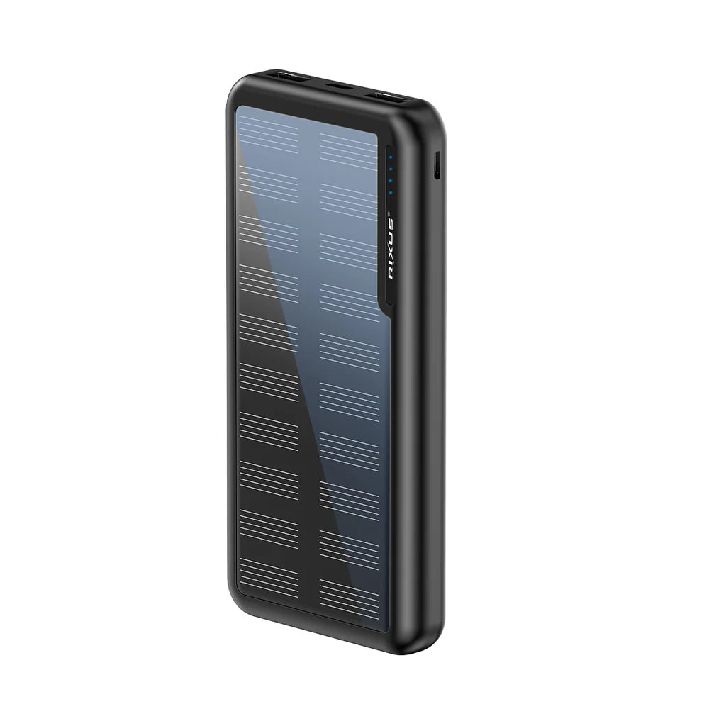 Rixus RXPB45 Solar Powerbank 10.000 mAh – Solarbetriebene Powerbank