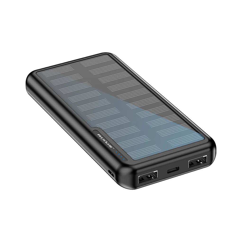 Rixus RXPB45 Solar Powerbank 10.000 mAh – Solarbetriebene Powerbank