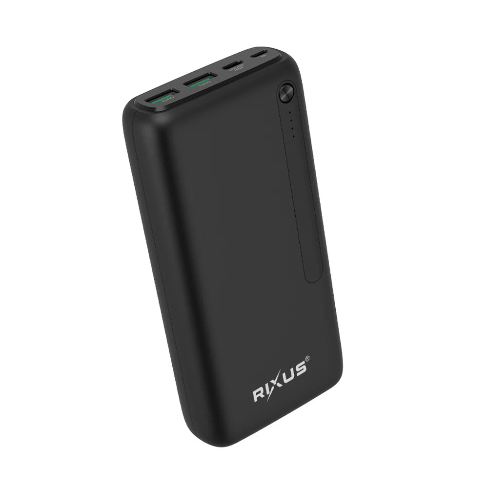 Rixus RXPB38B Powerbank 30.000mAh mit 20W Schnellladefunktion