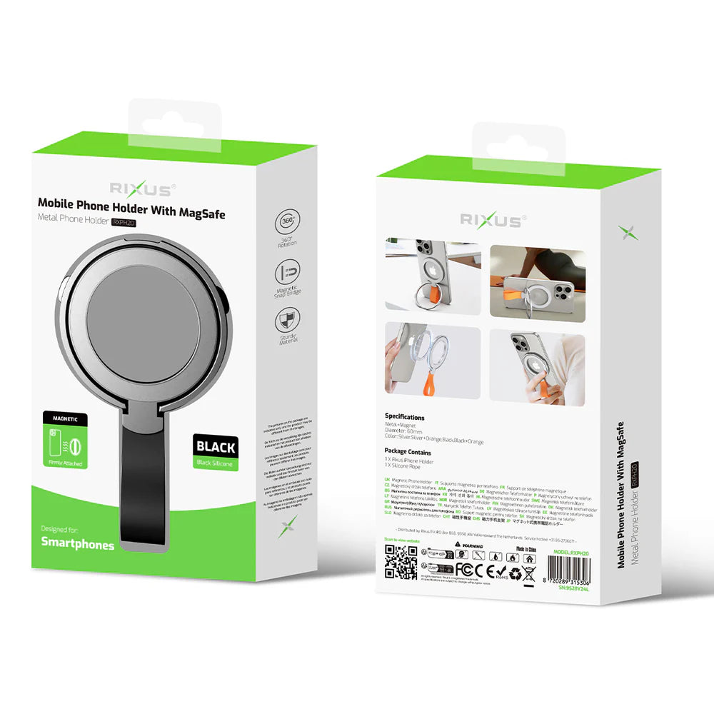 Magnetische Smartphone-Halterung (Schwarz)