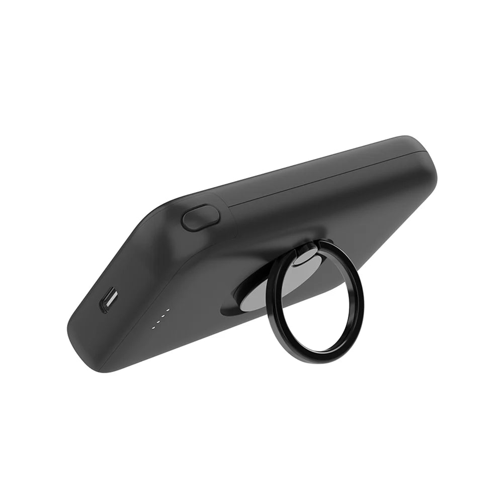 Rixus RXPB28 5000 mAh Magnetische Kabellose Powerbank – Type-C + Fingerring